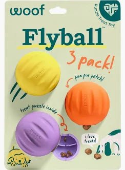 Woof Flyball Dog Toy 3 ct