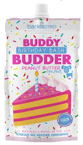 Dog Peanut Butter, Birthday Bash Buddy Budder
