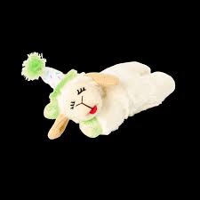 Multipet Lamb Chop w/ Birthday Hat Cat Toy