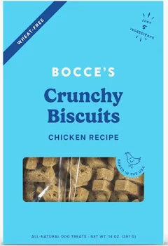 Bocce's Crunchy Dog Biscuits: Chicken