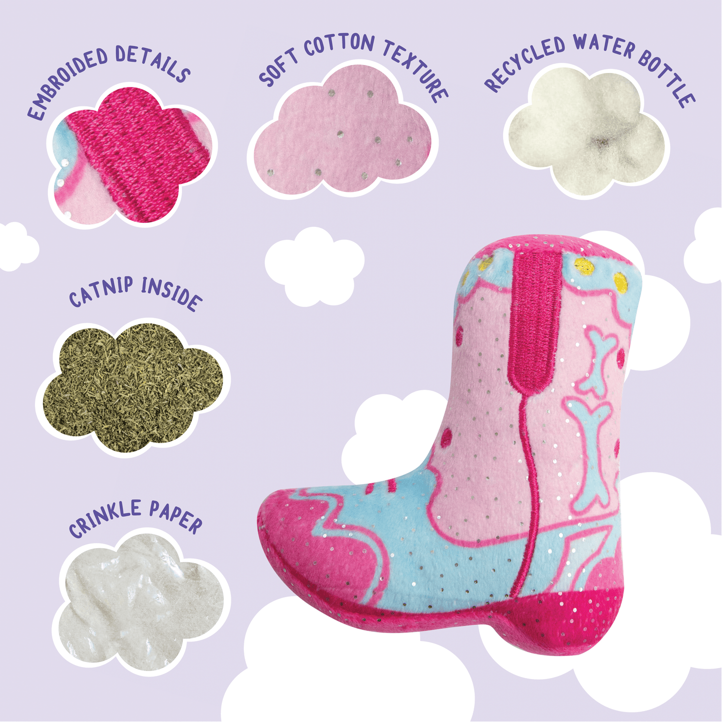 Kitty Boot with Catnip