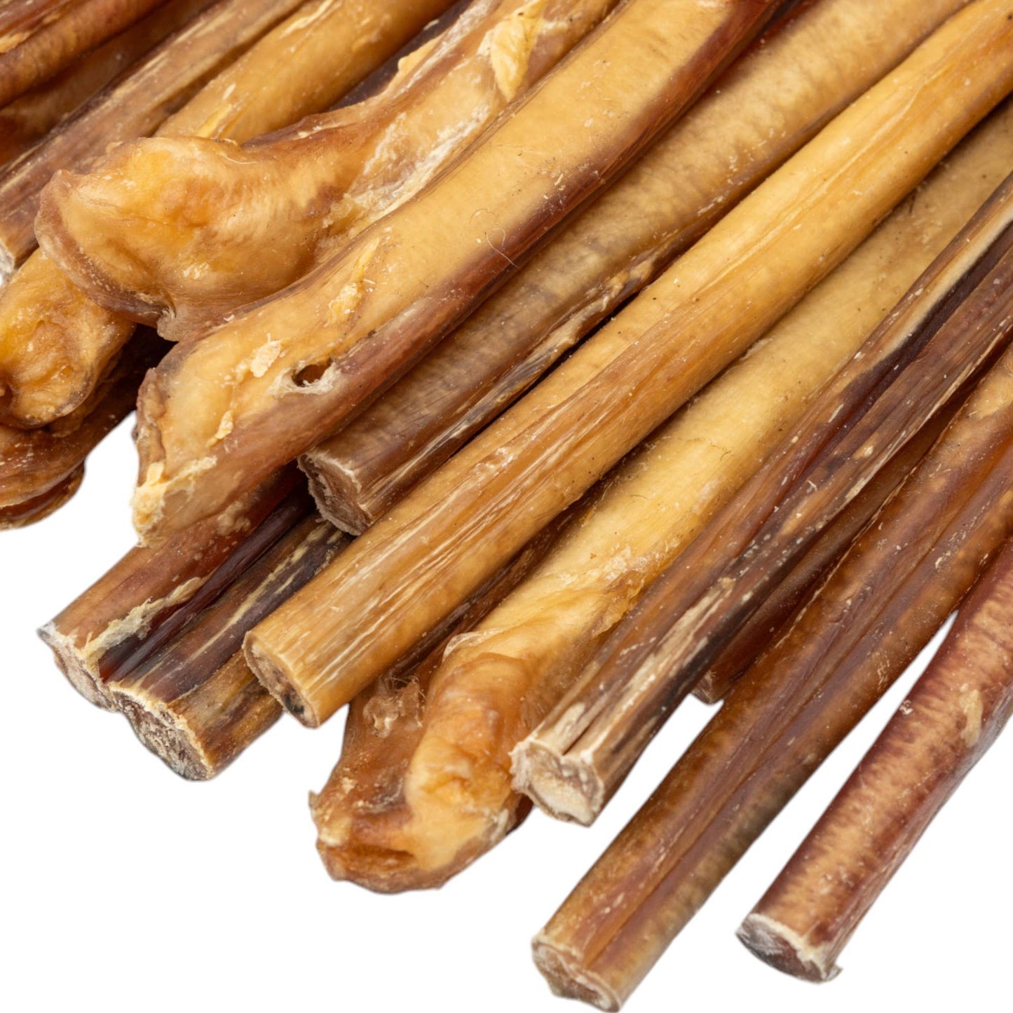 Natural Beef Bully Stick Dog Treats - 12" Thick