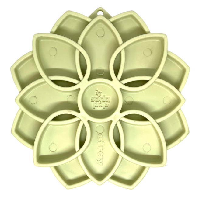 Mandala "Softie" eTray Enrichment Tray for Dogs: Light Green