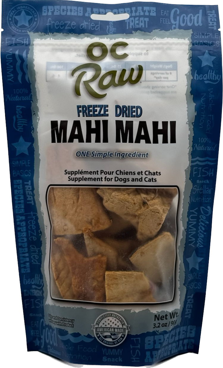 OC Raw Freeze-Dried Mahi Mahi