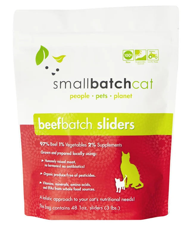 Small Batch Cat Frozen Sliders: Beef