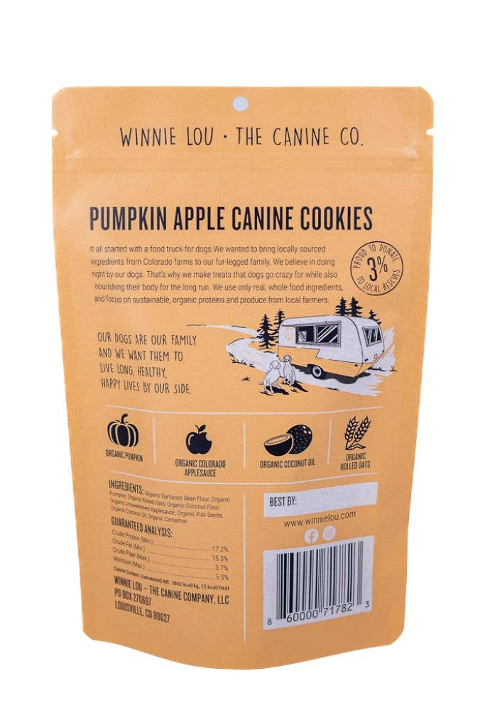 Pumpkin Apple Canine Cookies