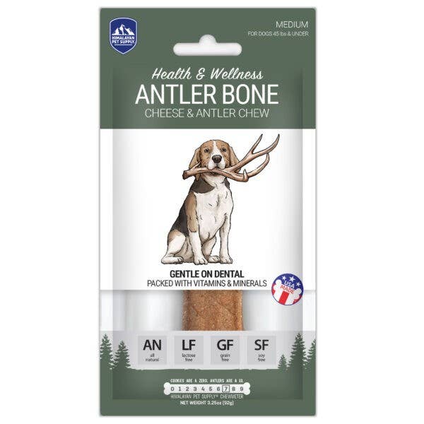 Himalayan Dog Chew Bone Antler Medium