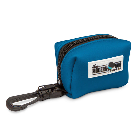 Retro Blue Poop Bag Holder