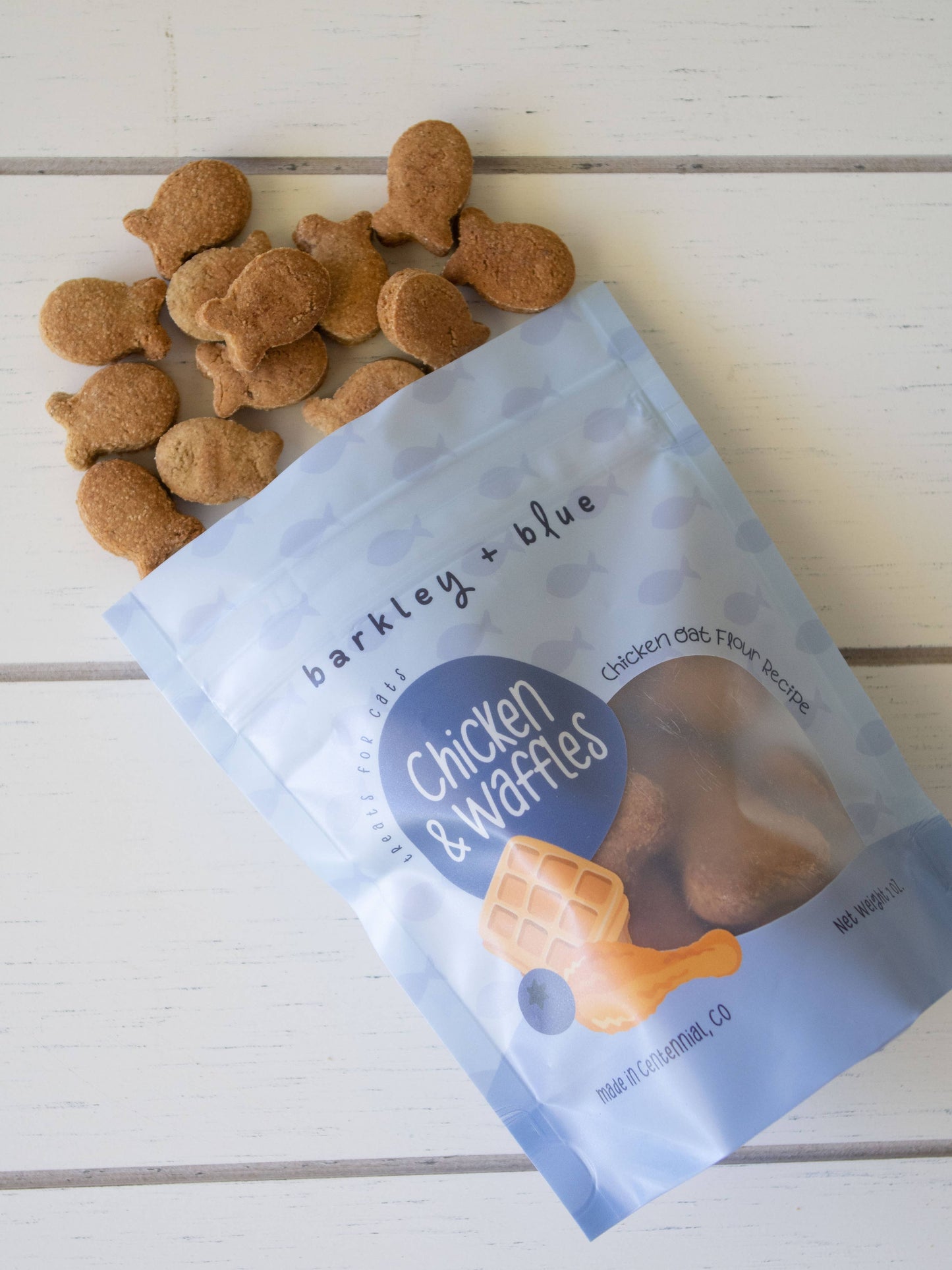 Chicken & Waffles Cat Treats - Cat Treat Biscuits