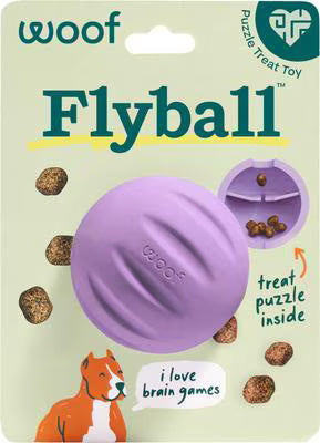 Woof Flyball Dog Toy: Lavender