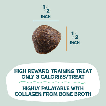 Peanut Butter Bliss Bone Broth Dog Training Treats