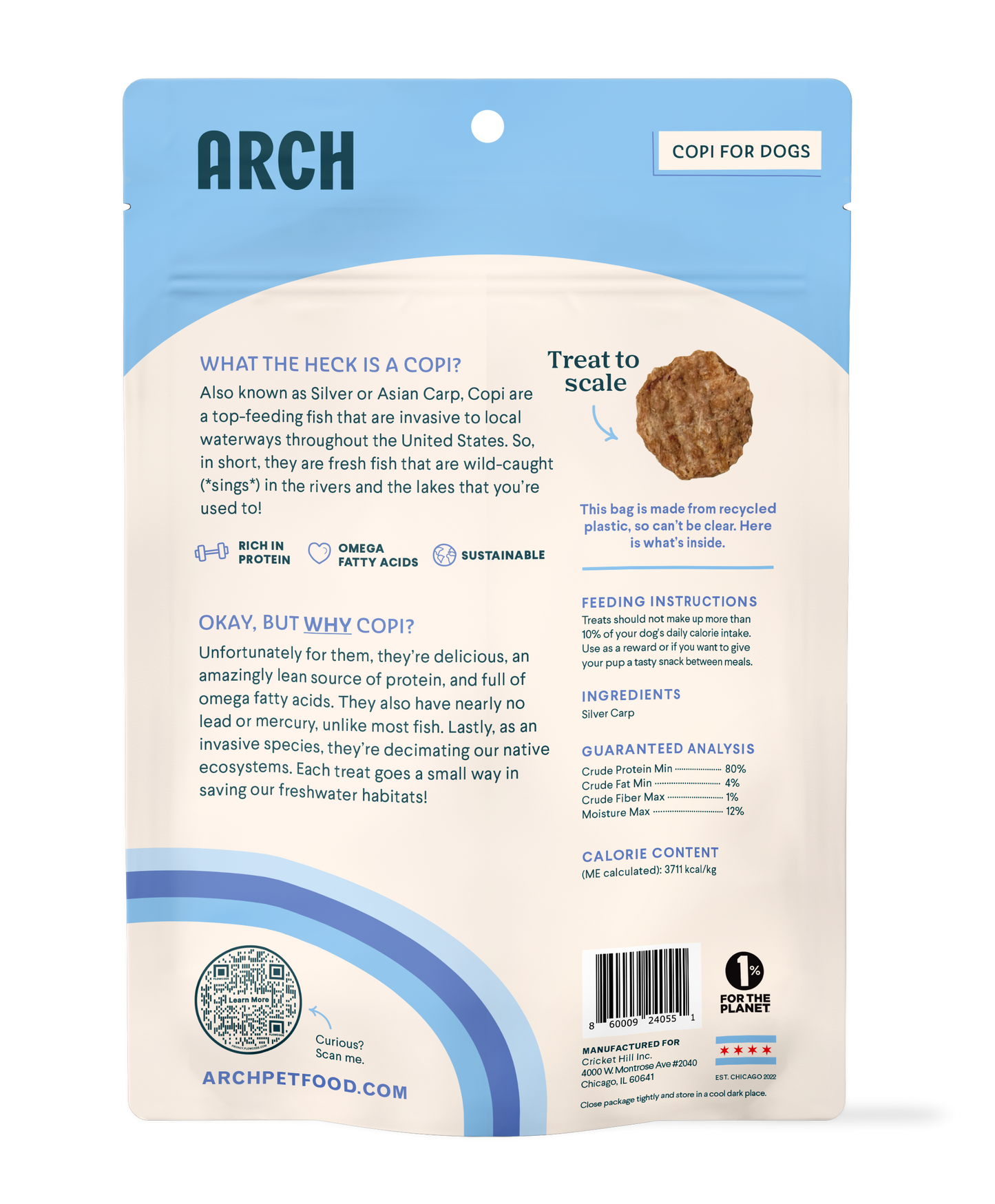 Arch Eco-Friendly Fish Treat For Dogs