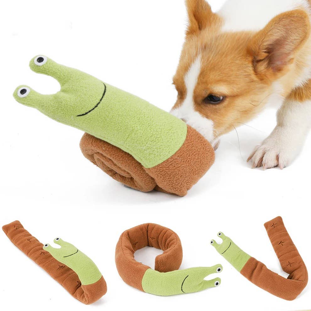 Injoya Snail Rollup Snuffle Toy