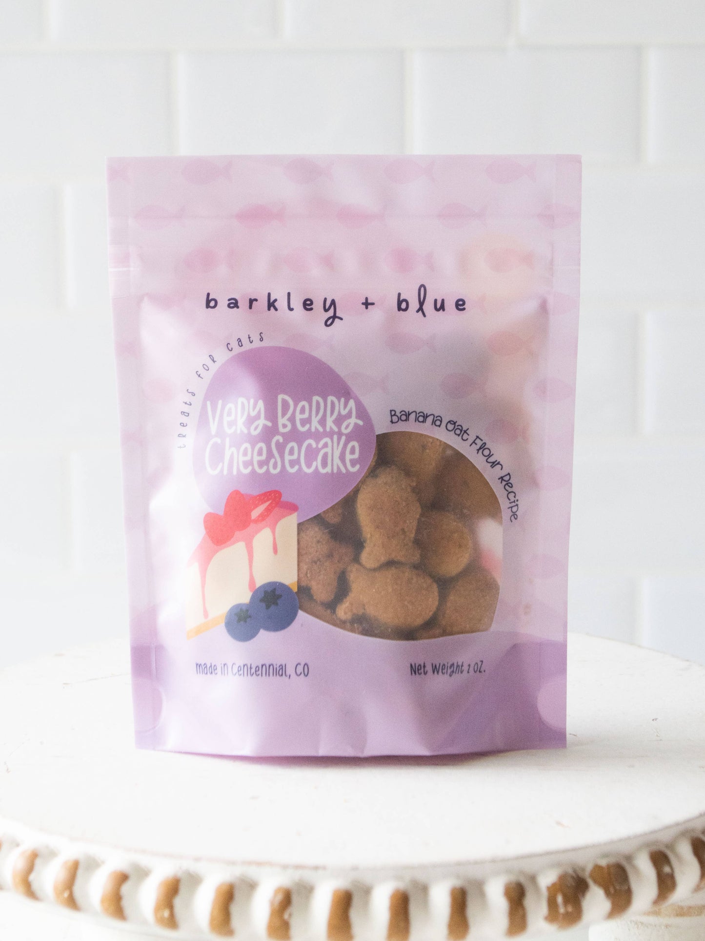 Very Berry Cheesecake Cat Treats - Cat Treat Biscuits