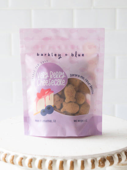 Very Berry Cheesecake Cat Treats - Cat Treat Biscuits