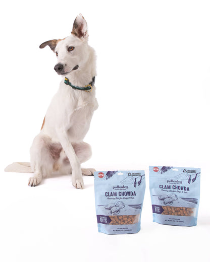 Polkadog Clam Chowda Bits - 7oz - Dog Treats