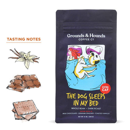 The Dog Sleeps in My Bed Xtra Caf Coffee: Ground