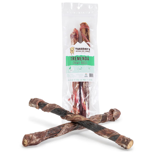 Tuesday's 12" Tremenda Chewy Bull Sticks