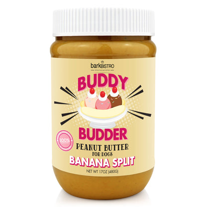 Dog Peanut Butter, Banana Split Buddy Budder