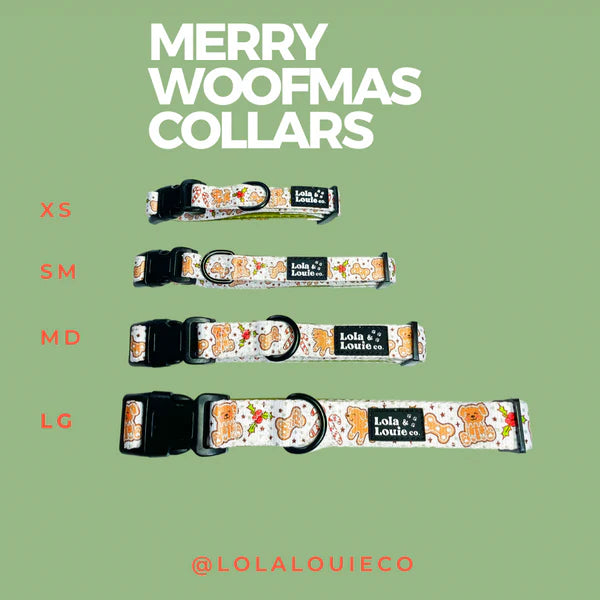 Merry Woofmas Dog Collar