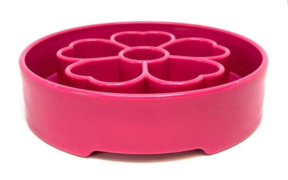 Flower Slow Feeder Bowl for Dogs: Flower Bowl - Pink
