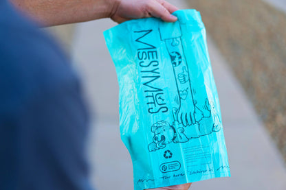 Messy Mutt Dog Poop Bags, 8 Refill Rolls, 120 Bag Count
