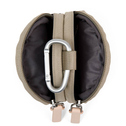 Snackpack Double Insulated Dog Treat Pouch: Sand