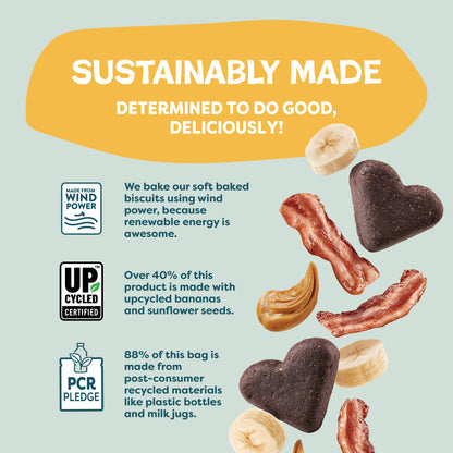 Bananas For Bacon Soft Baked Dog Treats