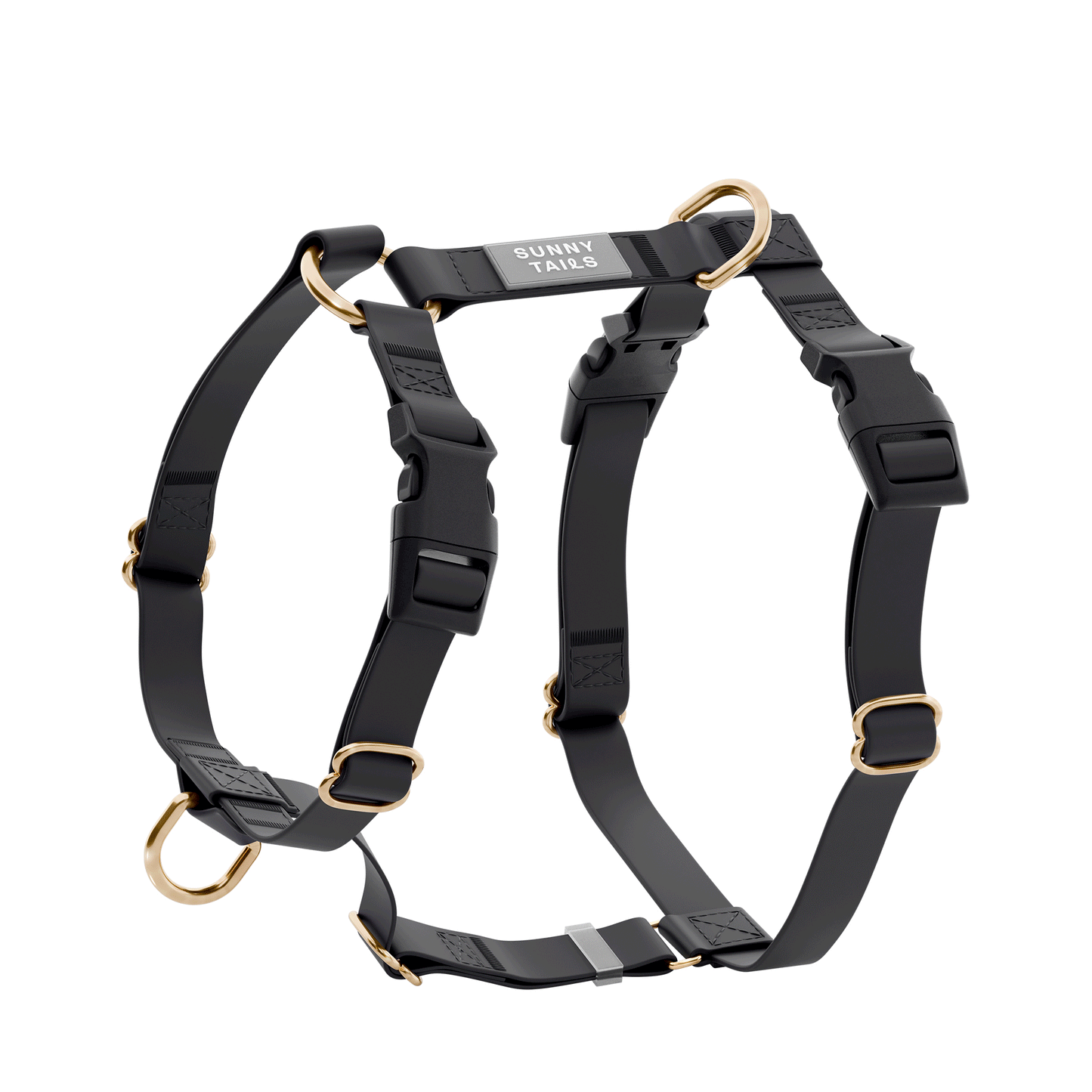 Sunny Tails Ember Black Cloud Lite Dog Harness
