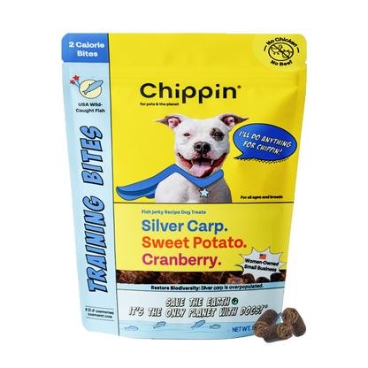 Chippin Training Bites Fish Sweet Potato Cranberry Soft Dog Treats