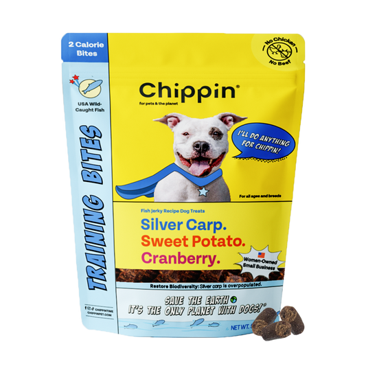 Chippin Training Bites Fish Sweet Potato Cranberry Soft Dog Treats