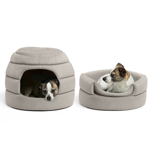 Honeycomb Pet Hut Cuddler Grey