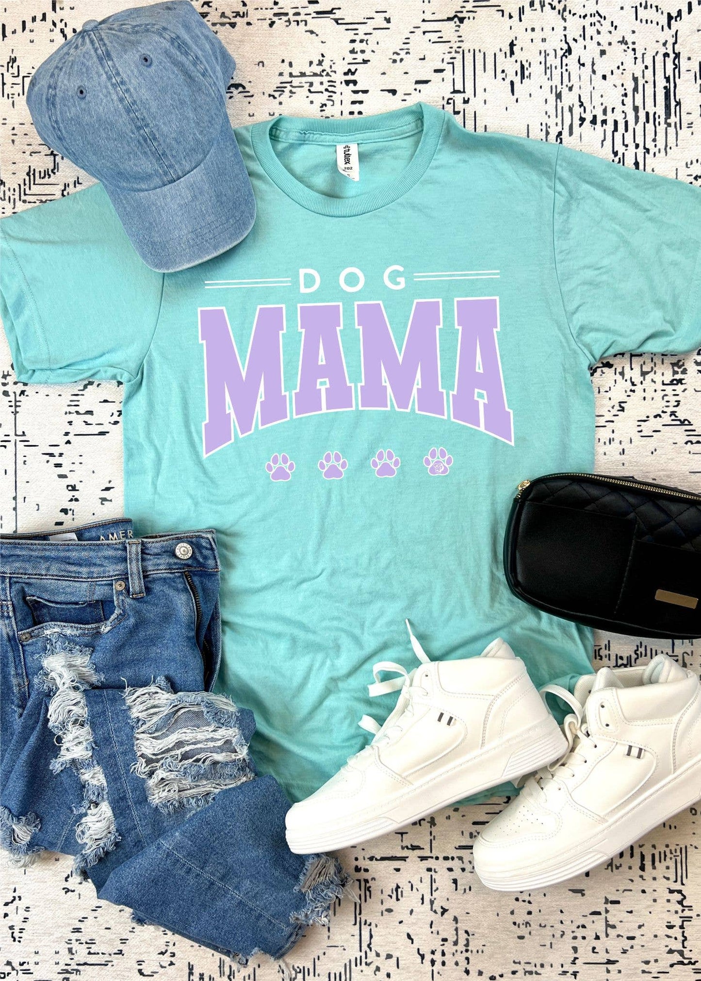 Varsity Dog Mama Tee