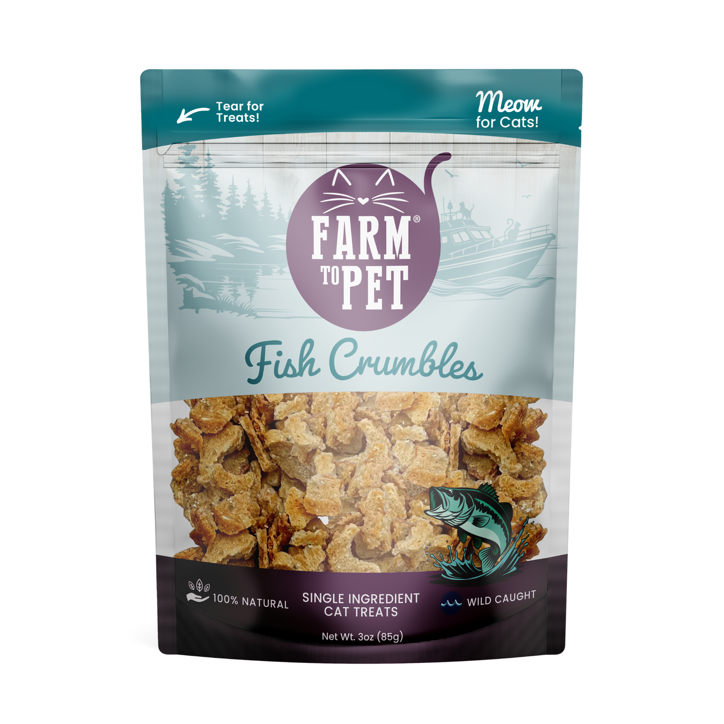 Fish Crumbles Cat Treats