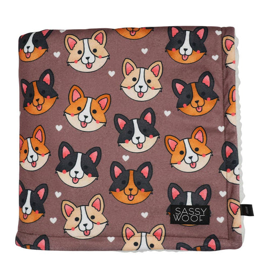 Cuddly Corgis Dog Blanket