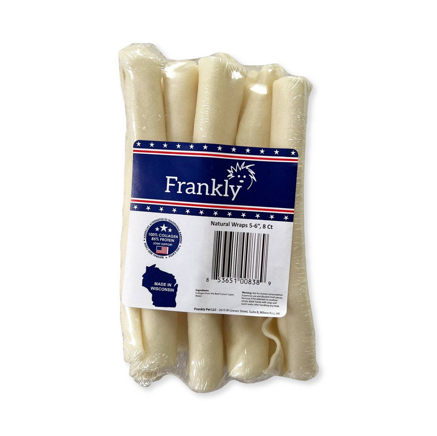 Beef Collagen Wrap - Natural 8ct