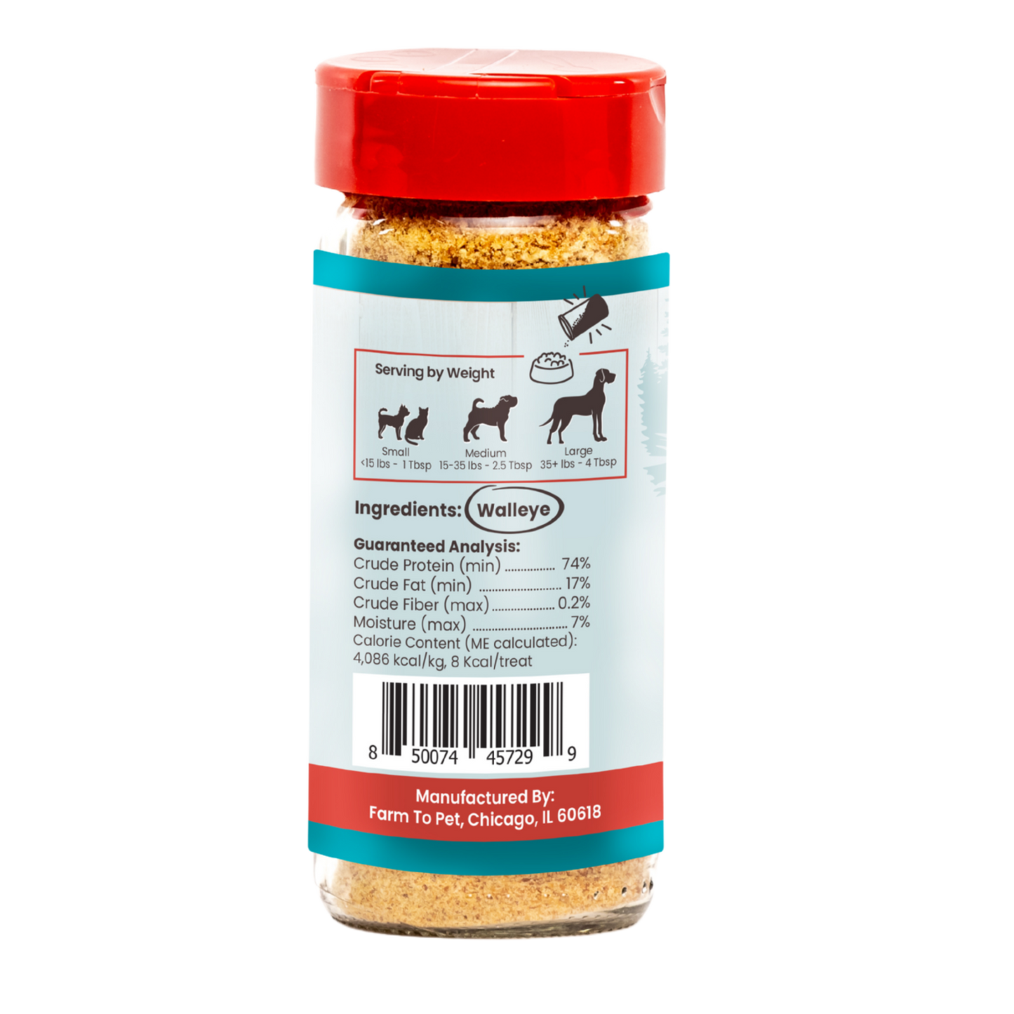 Treat Topper Fish Dog Food Topper