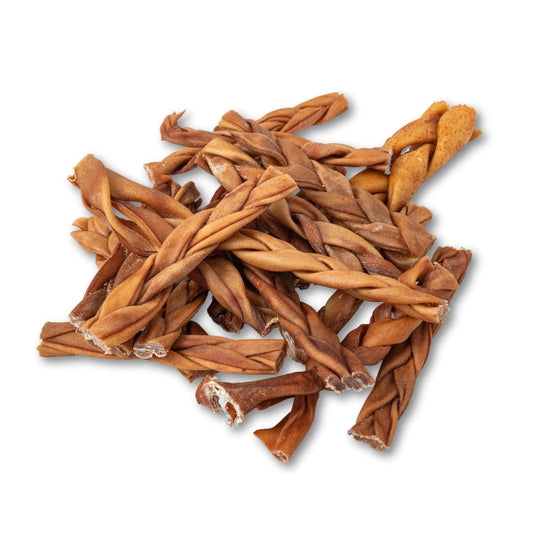 Braided Collagen Stick Dog Treats - 6" Standard