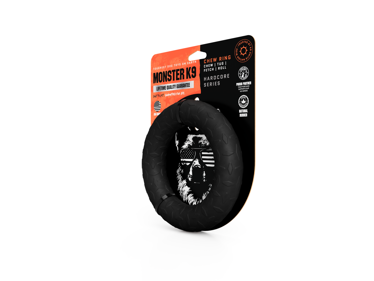 Black Chew Ring - Heavy Duty
