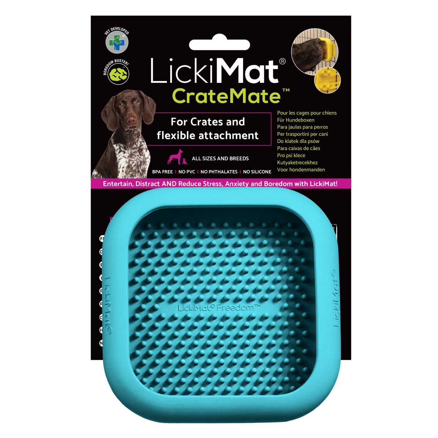 LickiMat CrateMate: Turquoise