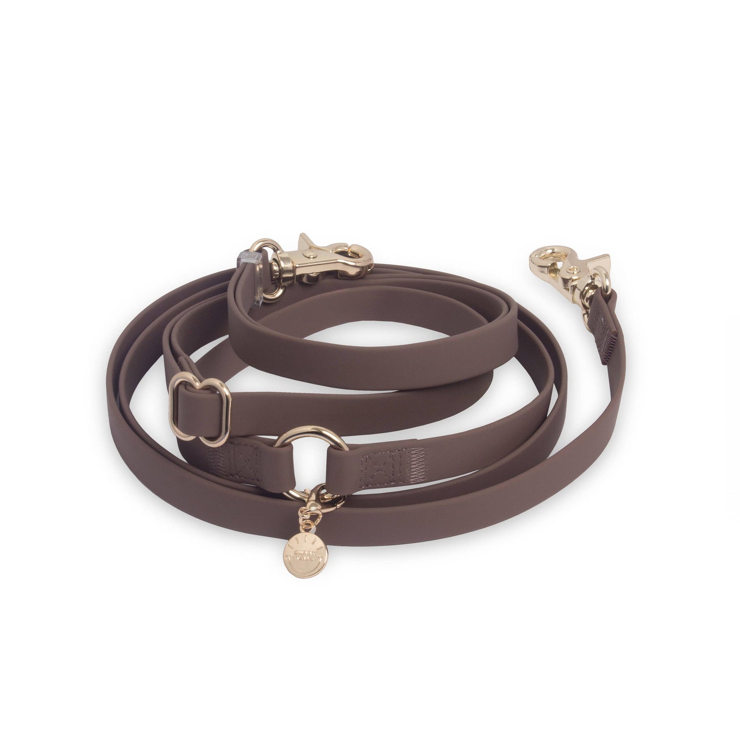 Espresso Brown 4-in-1 Convertible Hands Free Dog Leash