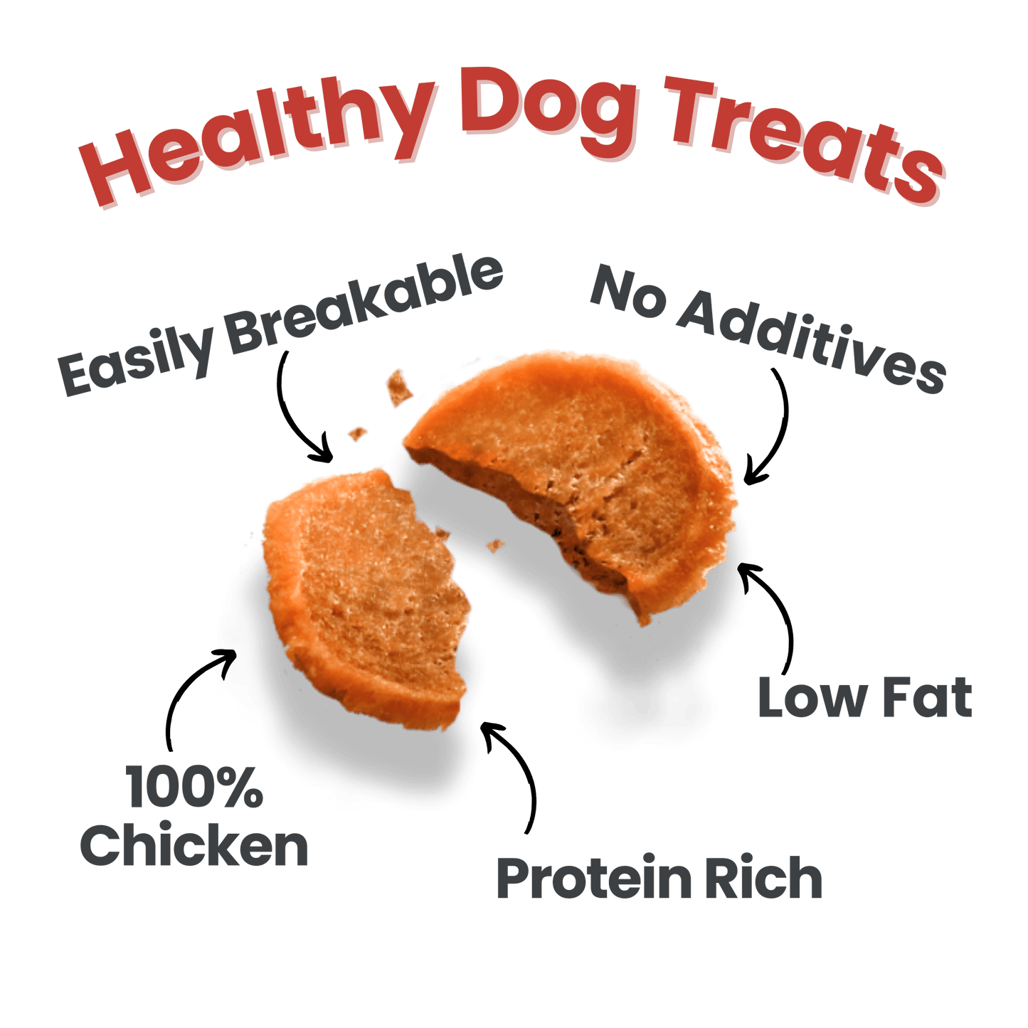 Chicken Chips Dog Treats: 4oz