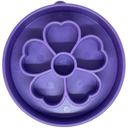 Flower Slow Feeder Bowl for Dogs: Flower Bowl - Pink