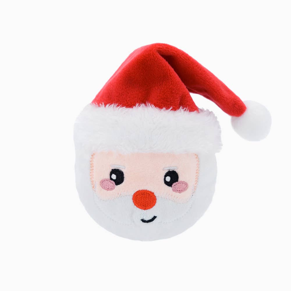 HugSmart Pet - Happy Woofmas | Santa - Dog Ball Toy
