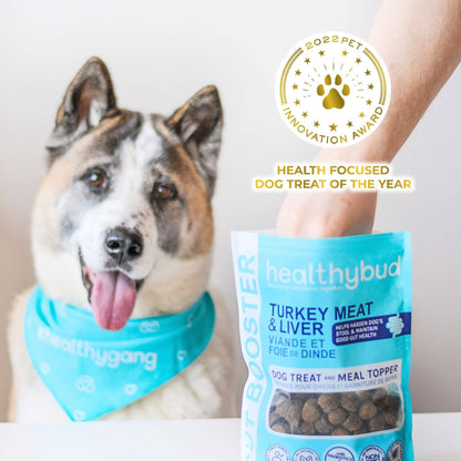 Healthybud's Functional Turkey Dog Treats: 4.6oz