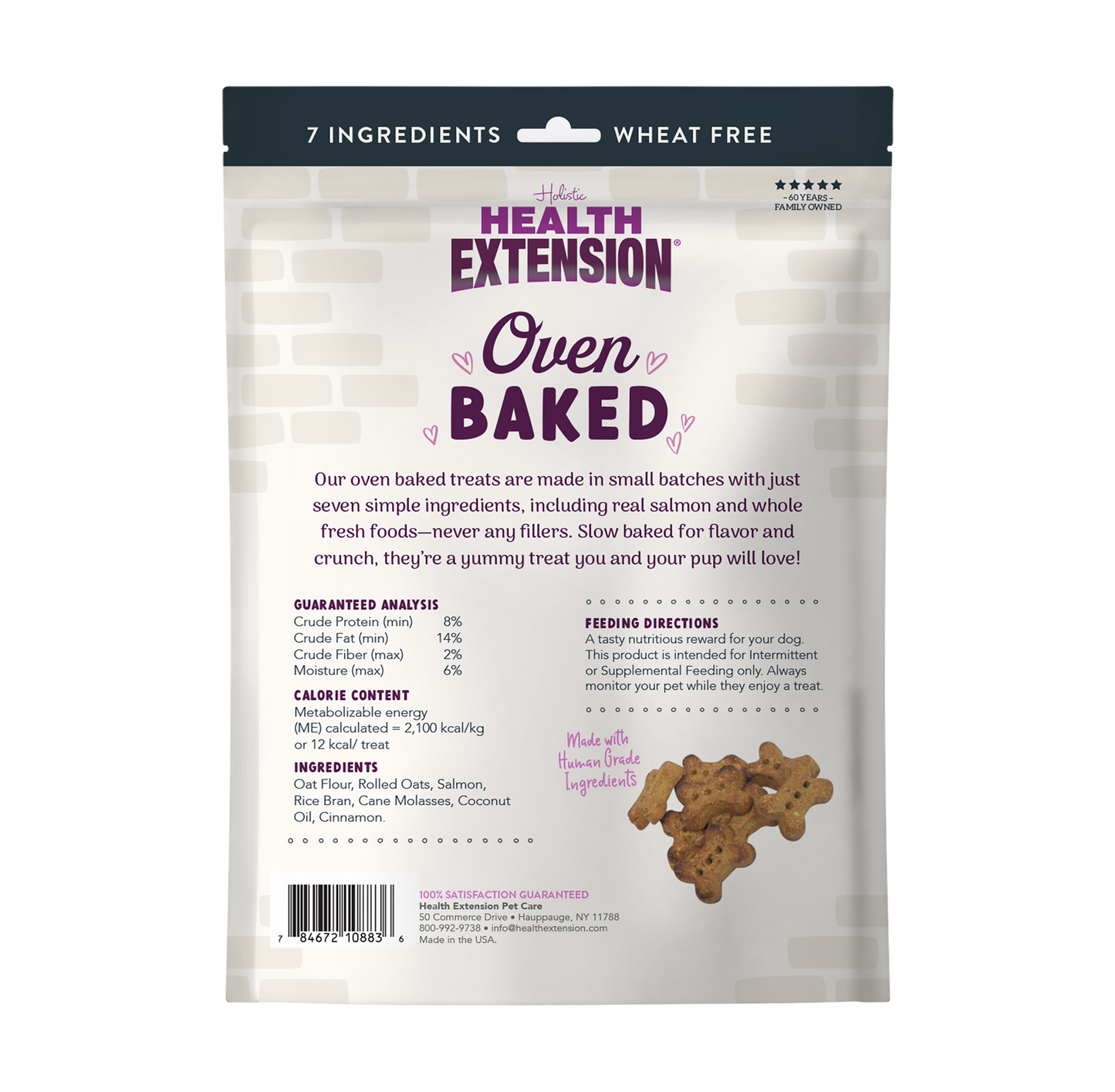 Oven Baked Salmon Treats: 6oz