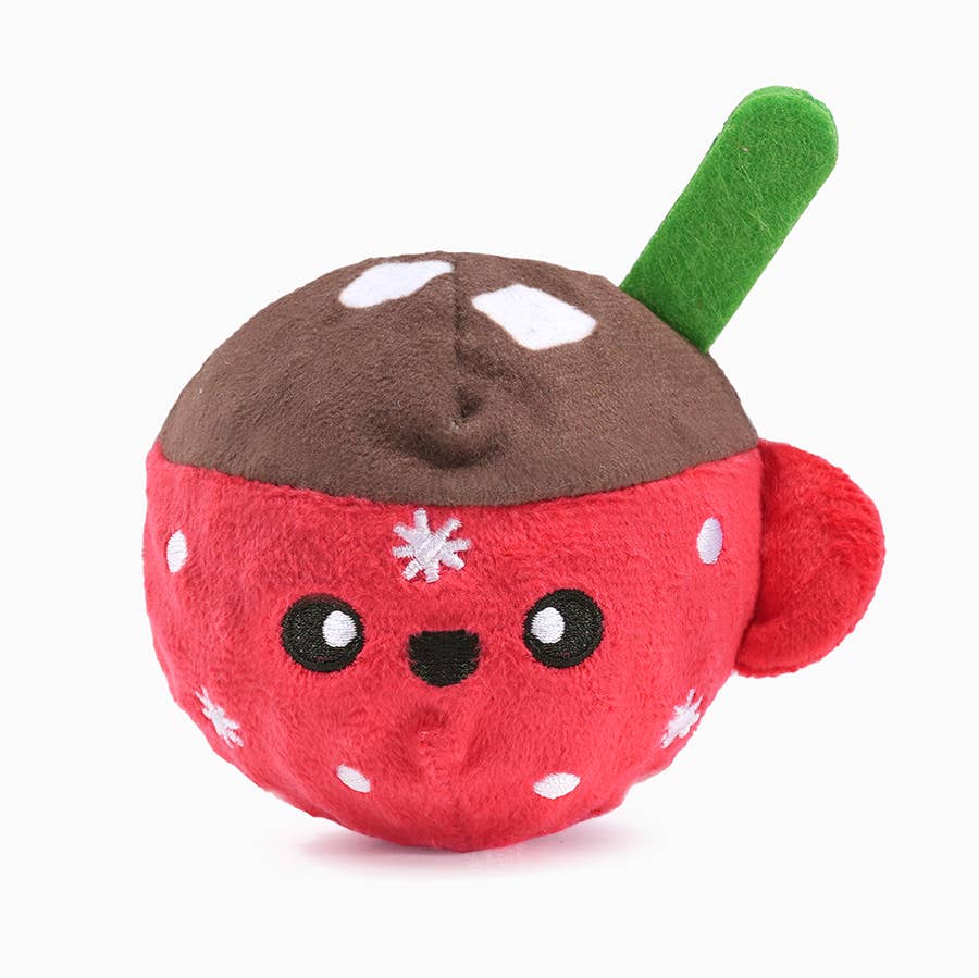 HugSmart Pet - Happy Woofmas | Hot Cocoa - Dog Ball Toy