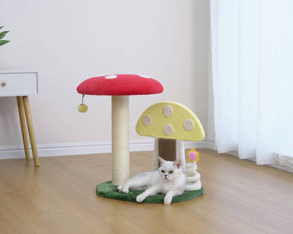 Cat Tree Magical Mushroom Cat Perch