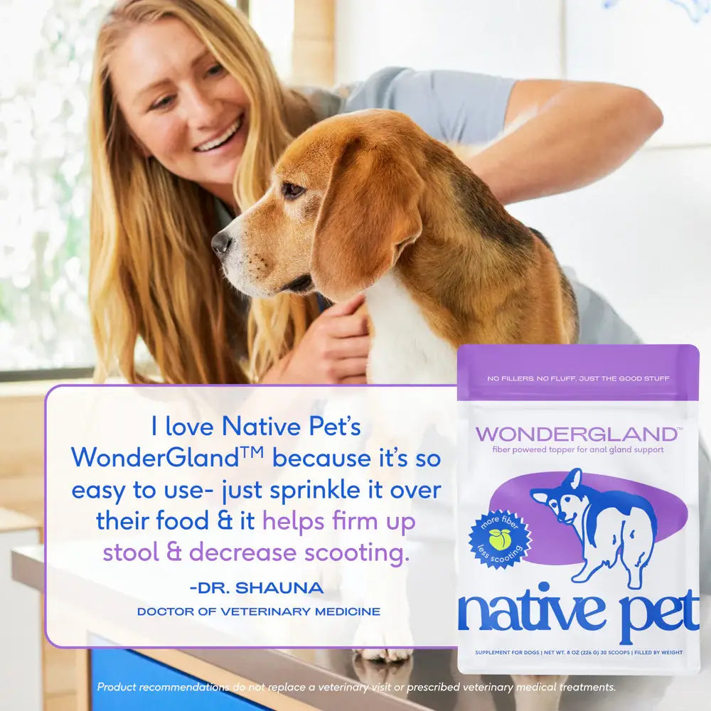 WonderGland Anal Gland Pumpkin Fiber & Digestive Supplement: 30 scoops