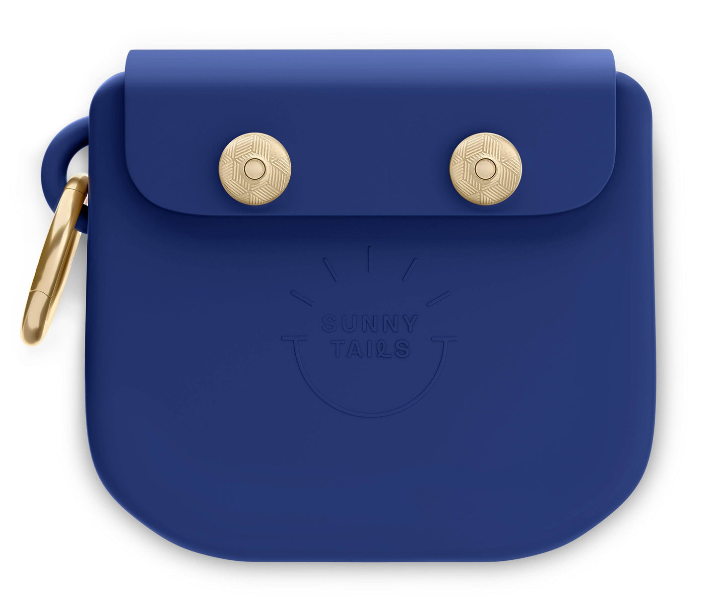 Signature Navy Snap Dog Treat Pouch